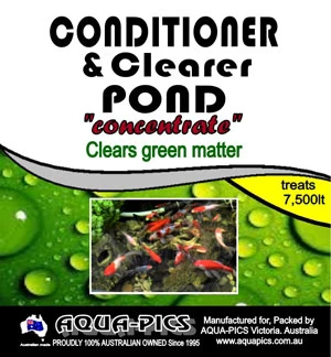 conditioner & clearer (pond strength – clears green matter)